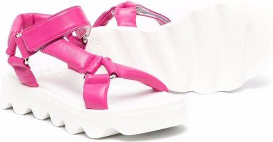 Il Gufo chunky open-toe sandals Pink