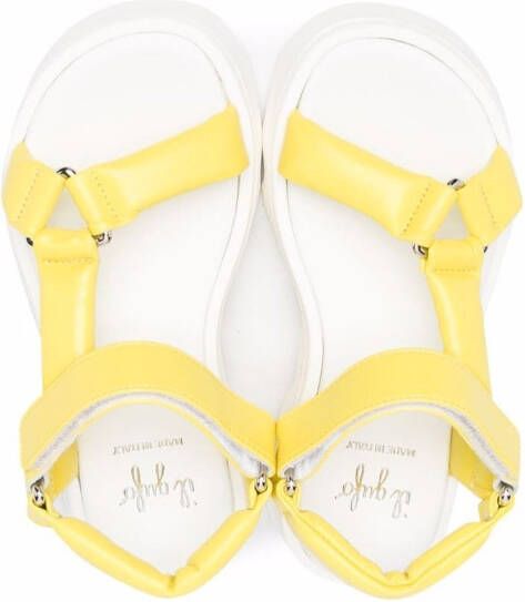 Il Gufo chunky open-toe sandals Yellow