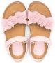 Il Gufo floral-detail open-toe sandals Pink - Thumbnail 3
