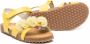 Il Gufo floral-detail open-toe sandals Yellow - Thumbnail 2