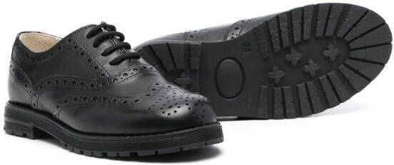 Il Gufo lace-up brogue shoes Black