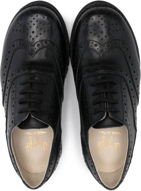 Il Gufo lace-up brogue shoes Black