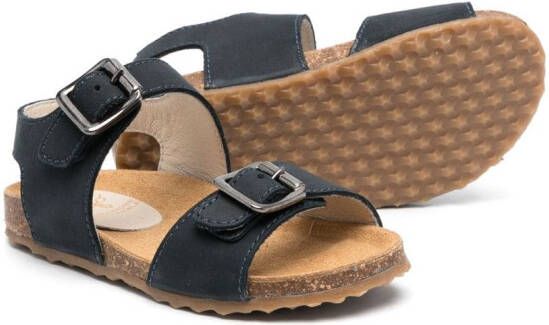 Il Gufo open-toe leather sandals Blue