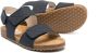 Il Gufo touch-strap leather sandals Blue - Thumbnail 2