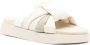 Inuikii Butterfly Knot leather slides White - Thumbnail 2