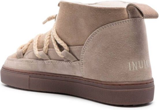 Inuikii Classic Low leather sneaker boots Neutrals