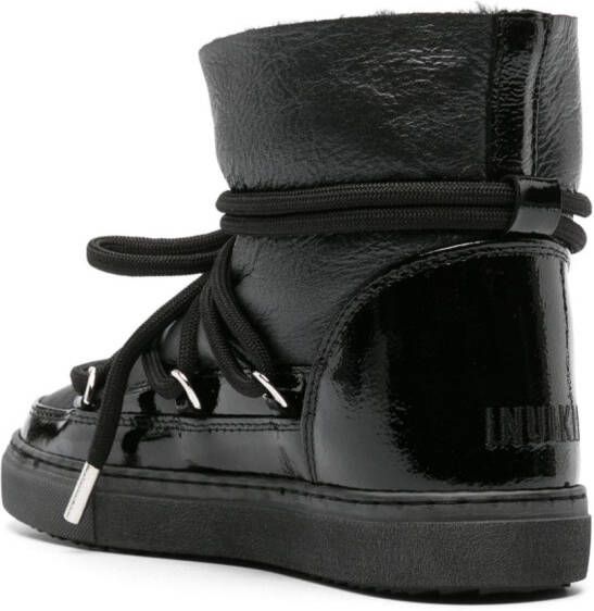 Inuikii Classic Sneaker lambskin boots Black