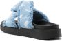 Inuikii frayed-detail sandals Blue - Thumbnail 3