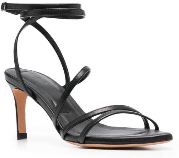 IRO multi-strap leather sandals Black