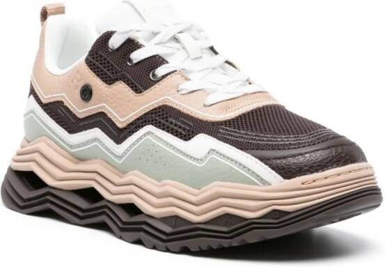 IRO Wave chunky-sole sneakers Brown
