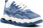 IRO Wave lace-up denim sneakers Blue - Thumbnail 2