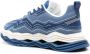 IRO Wave lace-up denim sneakers Blue - Thumbnail 3