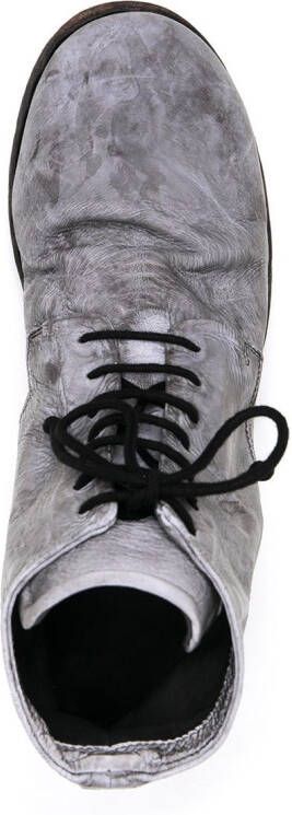 Isaac Sellam Experience chunky lace-up leather boots Grey