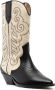 ISABEL MARANT 40mm two-tone leather western boots Black - Thumbnail 2