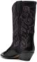 ISABEL MARANT 50mm embroidered-design leather boots Blue - Thumbnail 3