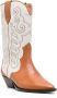 ISABEL MARANT 50mm embroidered-design leather boots Brown - Thumbnail 2
