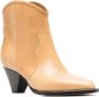 ISABEL MARANT 55mm Darizo leather ankle boots Brown - Thumbnail 2
