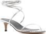 ISABEL MARANT 60mm ankle-strap sandals Silver - Thumbnail 2