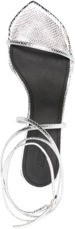 ISABEL MARANT 60mm ankle-strap sandals Silver