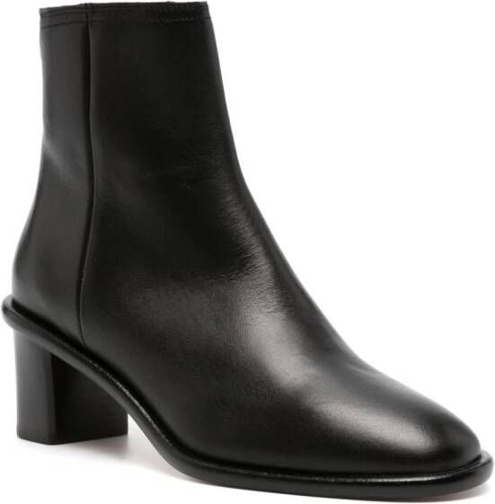 ISABEL MARANT 60mm leather boots Black