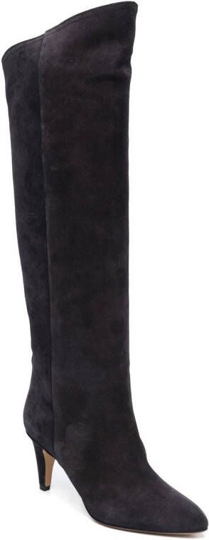 ISABEL MARANT 70mm knee-length suede boots Black