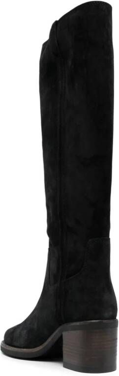 ISABEL MARANT Seenia 80mm suede boots Black