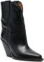 ISABEL MARANT Leyane 90mm leather boots Black - Thumbnail 2