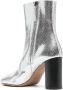 ISABEL MARANT 90mm leather boots Silver - Thumbnail 3