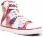 ISABEL MARANT abstract-print high-top sneakers Pink - Thumbnail 2