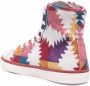 ISABEL MARANT abstract-print high-top sneakers Pink - Thumbnail 3