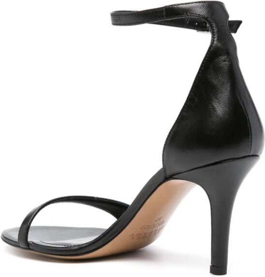 ISABEL MARANT Ailisa 80mm leather sandals Black