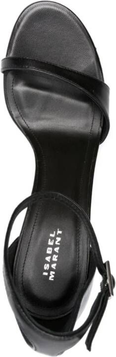 ISABEL MARANT Ailisa 80mm leather sandals Black
