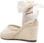 ISABEL MARANT Alfafi 80mm crochet espadrilles Neutrals - Thumbnail 3