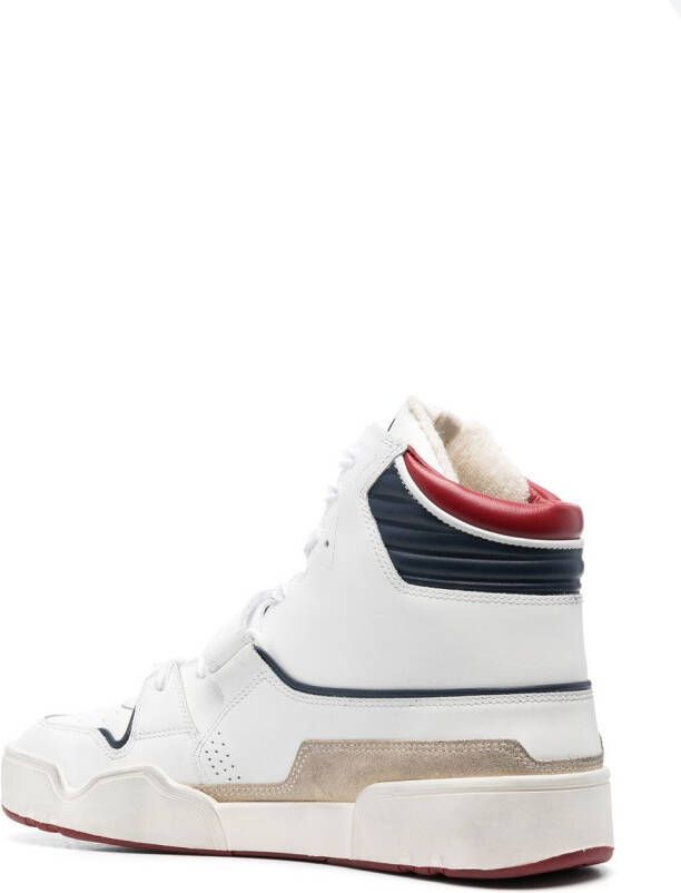 MARANT Alseeh high-top leather sneakers White