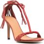 ISABEL MARANT Anssi 80mm leather sandals Red - Thumbnail 2