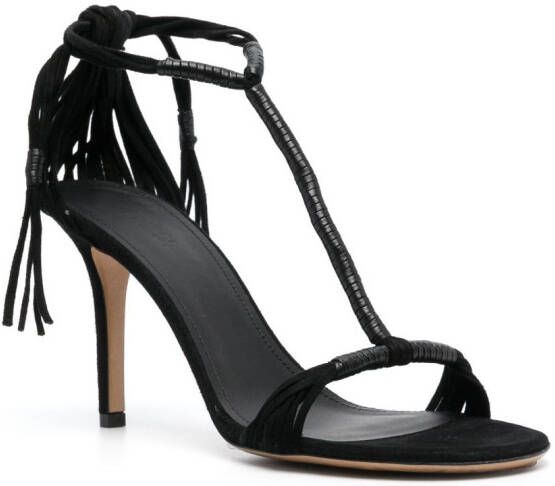 ISABEL MARANT Anssi leather sandals Black