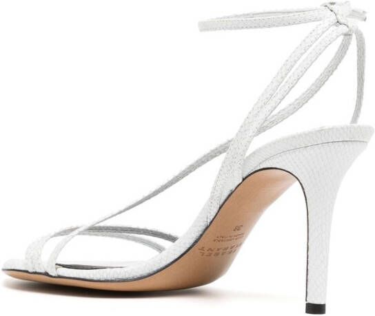 ISABEL MARANT Axee 90mm strappy sandals White