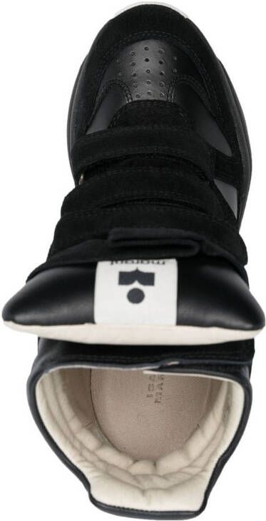 ISABEL MARANT Balskee high-top leather sneakers Black