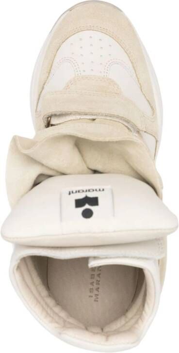 ISABEL MARANT Balskee high-top suede sneakers Neutrals