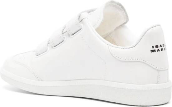 ISABEL MARANT Beth leather sneakers White