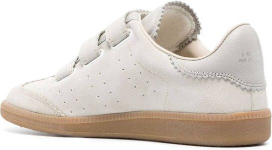 ISABEL MARANT Beth low-top leather sneakers Neutrals
