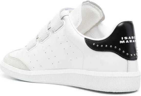 ISABEL MARANT Beth touch-strap sneakers White