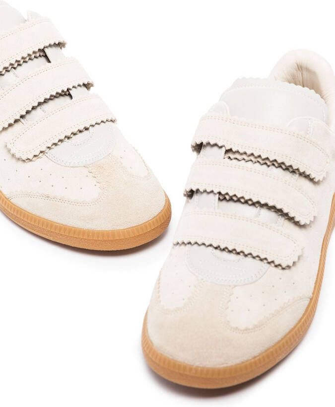 ISABEL MARANT Bethy touch-strap sneakers White