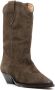 ISABEL MARANT panelled suede cowboy boots Green - Thumbnail 2