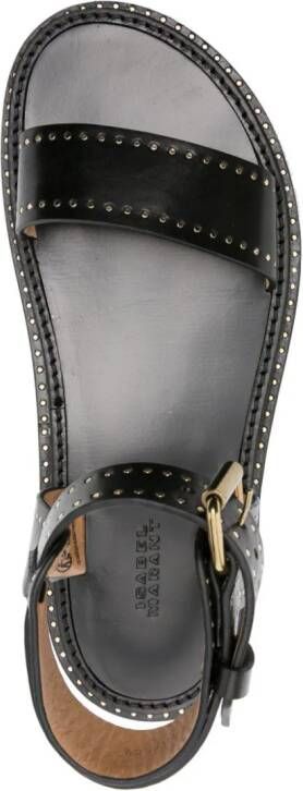 ISABEL MARANT Breena leather sandals Black