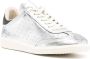 ISABEL MARANT Bryce metallic leather sneakers Silver - Thumbnail 2