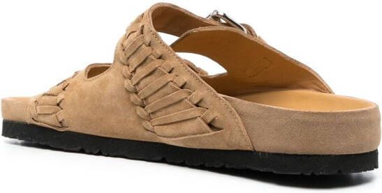 ISABEL MARANT buckle-strap sandals Brown