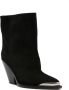 ISABEL MARANT calf suede ankle boots Black - Thumbnail 2
