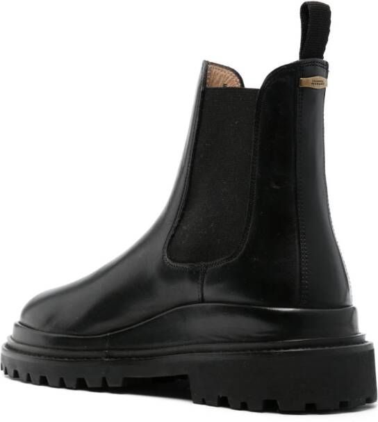 ISABEL MARANT Castay leather Chelsea boots Black