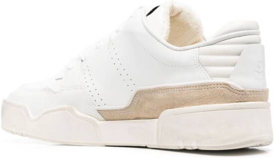 MARANT colour-block leather sneakers White